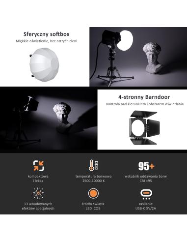 Lampa LED do Makrofotografii Ulanzi LT-24