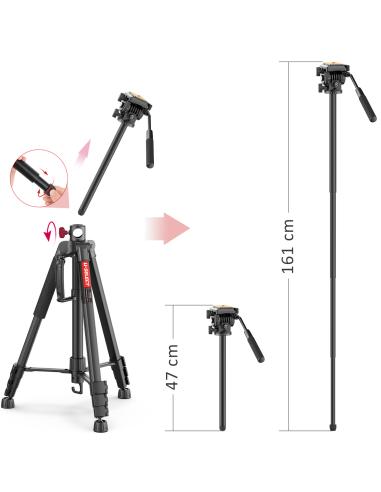 Statyw / monopod z głowicą panoramiczną Ulanzi...