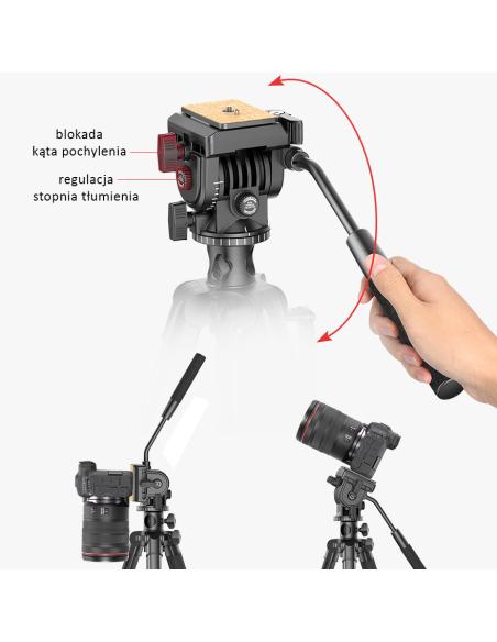 Statyw / monopod z głowicą panoramiczną Ulanzi U-Select VT-02