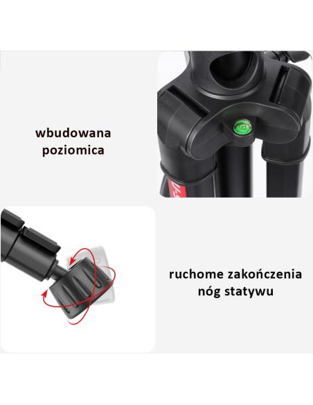 Statyw / monopod z głowicą panoramiczną Ulanzi U-Select VT-02