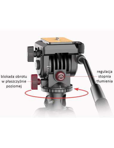 Statyw / monopod z głowicą panoramiczną Ulanzi...