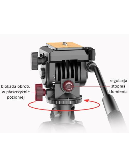Statyw / monopod z głowicą panoramiczną Ulanzi U-Select VT-02
