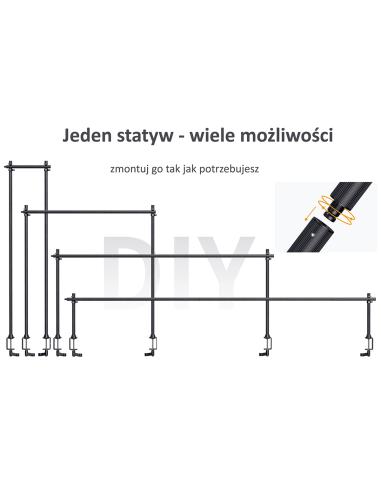 Studyjny statyw biurkowy DIY z belką poziomą...