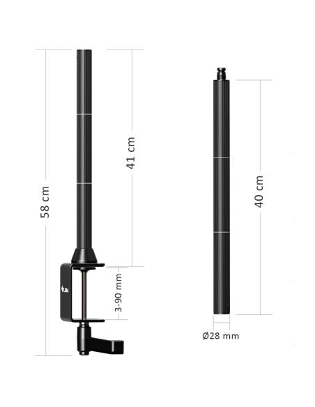 Studyjny statyw biurkowy DIY z belką poziomą Ulanzi VIJIM LS15