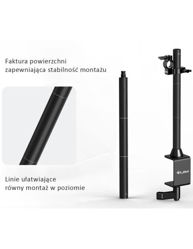 Studyjny statyw biurkowy DIY z belką poziomą...
