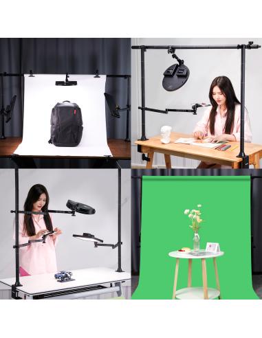 Studyjny statyw biurkowy DIY z belką poziomą...