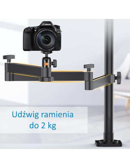 Statyw biurkowy do transmisji LiveStream na mikrofon kamerę Ulanzi 2335