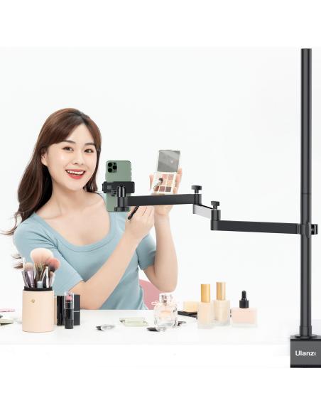 Statyw biurkowy do transmisji LiveStream na mikrofon kamerę Ulanzi 2335