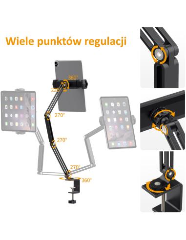 Statyw biurkowy z uchwytem na tablet lub...