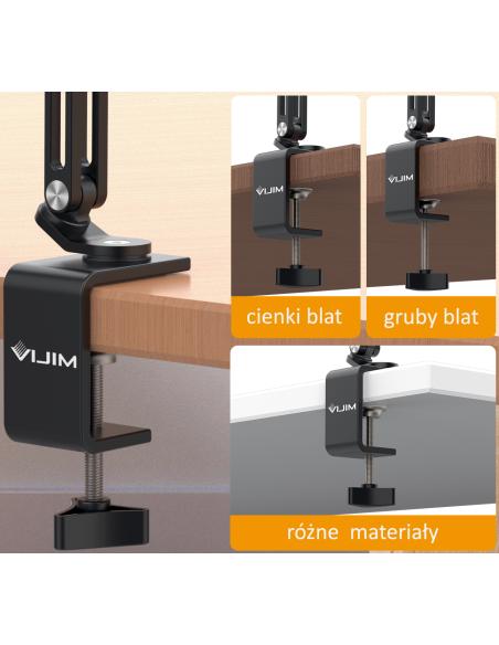 Statyw biurkowy z uchwytem na tablet lub telefon Ulanzi VIJIM HP001