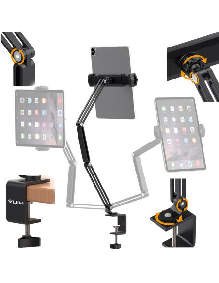 Statyw biurkowy z uchwytem na tablet lub telefon Ulanzi VIJIM HP001