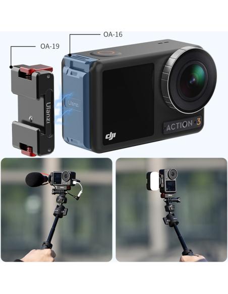 Magnetyczne mocowanie typu zimna stopka Ulanzi OA-19 do kamery sportowej DJI OSMO Action 3