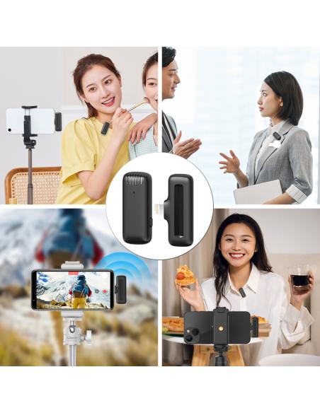 Bezprzewodowy mikrofon krawatowy Ulanzi J11 (Lightning)