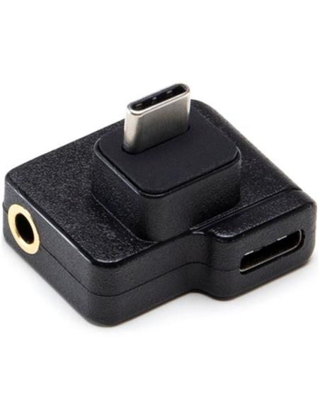Adapter Cynova do zewnętrznych mikrofonów 3,5mm do kamery DJI Osmo Action