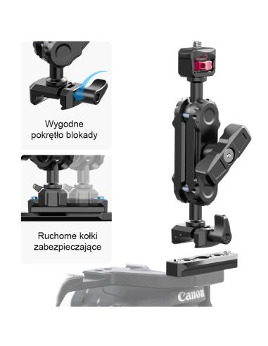 Podwójna głowica NATO / Magic Arm Ulanzi R103