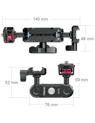 Podwójna głowica NATO / Magic Arm Ulanzi R103