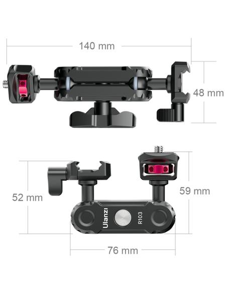 Podwójna głowica NATO / Magic Arm Ulanzi R103