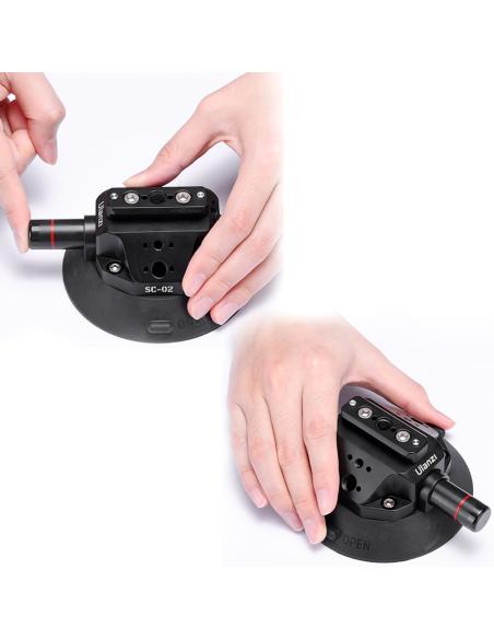 Przyssawka 4,5″ Ulanzi SC-02 z mocowaniem Magic Arm i szyną NATO