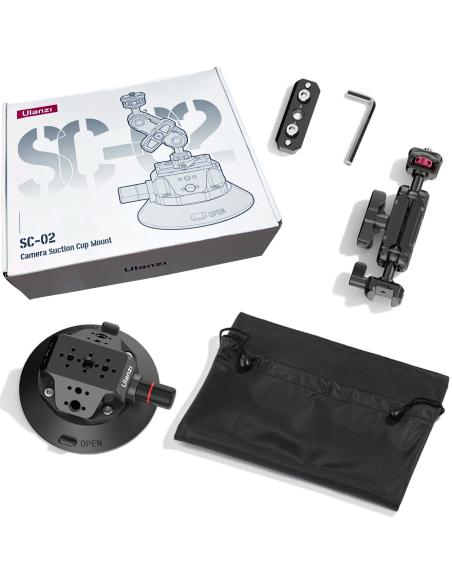 Przyssawka 4,5″ Ulanzi SC-02 z mocowaniem Magic Arm i szyną NATO