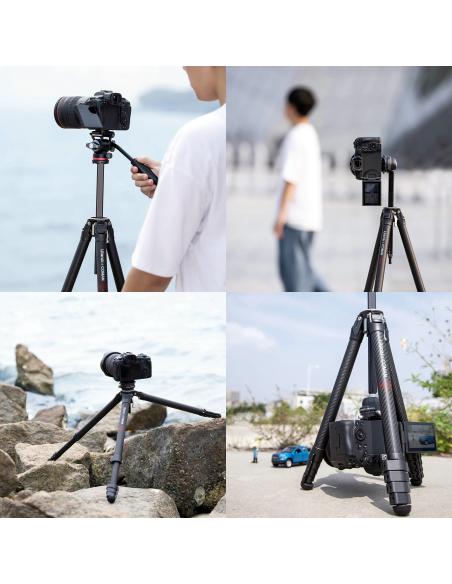 Karbonowy statyw fotograficzny ULANZI & COMAN ZERO F38 z głowicą panoramiczną