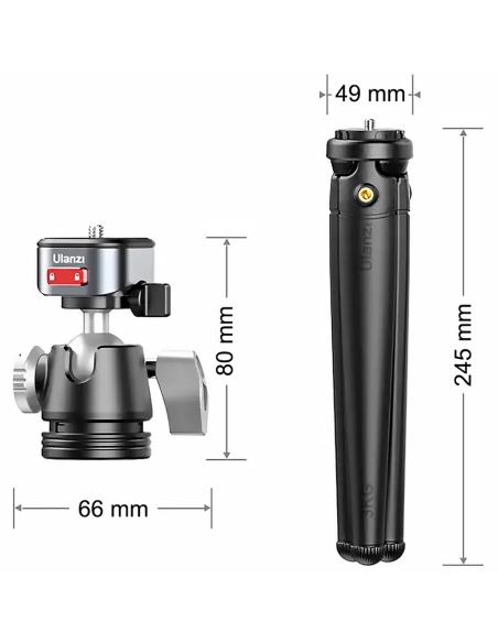 Giętki statyw z kulową głowicą Ulanzi CLAW MT-68