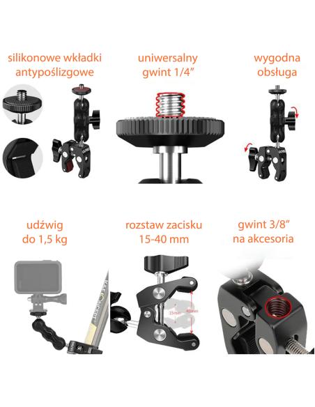 Uchwyt szczękowy MagicArm UURIG BH-09