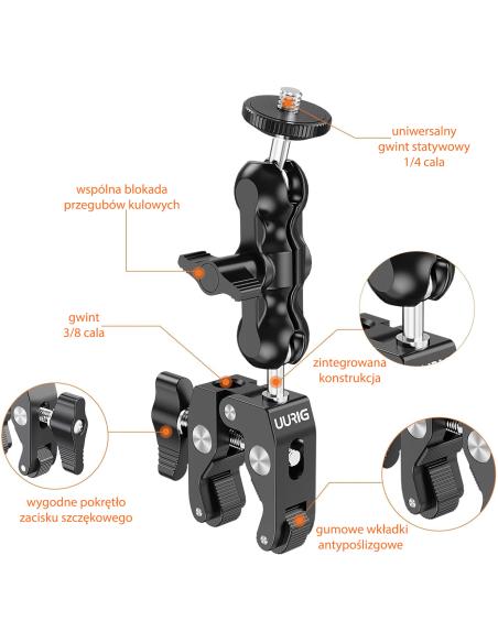 Uchwyt szczękowy MagicArm UURIG BH-09