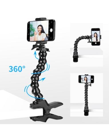 Imadło Klips z gęsią szyją do smartfonu Ulanzi...