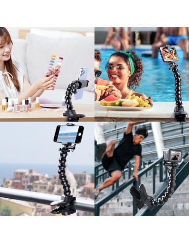 Imadło Klips z gęsią szyją do smartfonu Ulanzi...