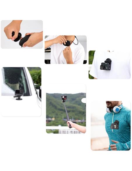 Wielofunkcyjny magnetyczny uchwyt UURIG BH-06 do kamery sportowej typu GoPro