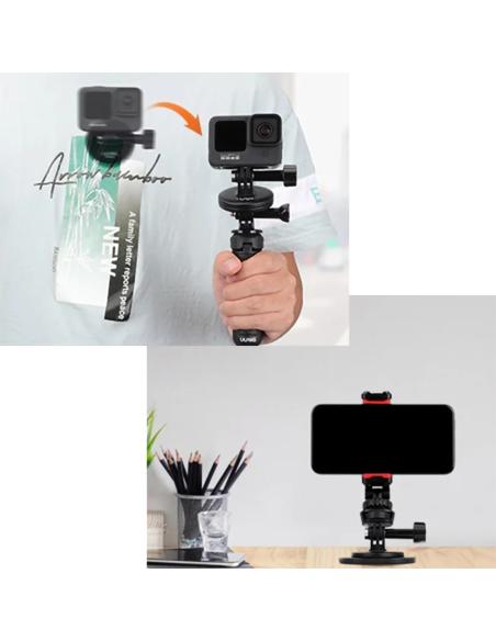 Wielofunkcyjny magnetyczny uchwyt UURIG BH-06 do kamery sportowej typu GoPro