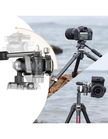 Karbonowy statyw z panoramiczną głowicą filmową ULANZI VideoGo TT09 ARCA