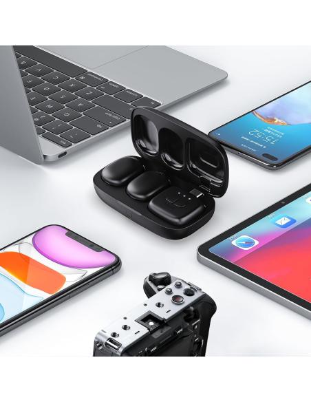 Bezprzewodowe mikrofony krawatowe WiFi 2,4 GHz Ulanzi Tiny MIC A30 z USB-C