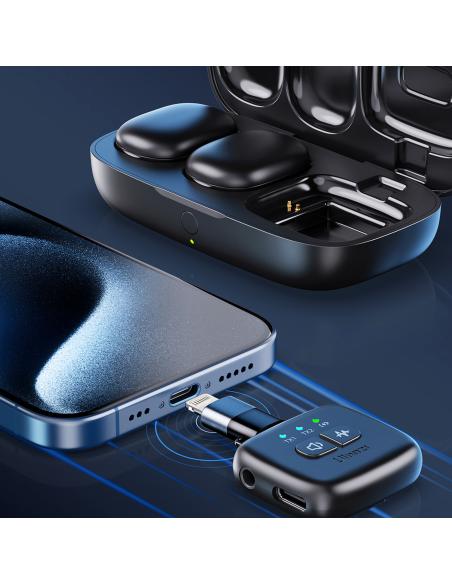 Bezprzewodowe mikrofony krawatowe WiFi 2,4 GHz Ulanzi Tiny MIC A30 z USB-C