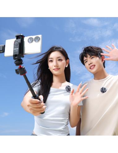 Bezprzewodowe mikrofony krawatowe WiFi 2,4 GHz...