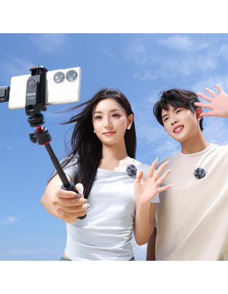 Bezprzewodowe mikrofony krawatowe WiFi 2,4 GHz Ulanzi Tiny MIC A30 z USB-C