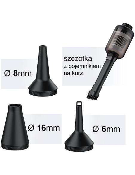 Zestaw akcesoriów czyszczących do odkurzacza/dmuchawy ULANZI BS380FB