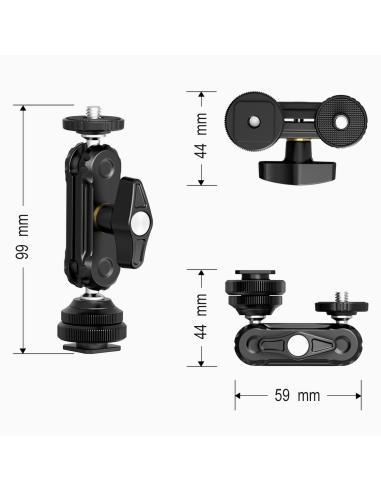 Magic Arm ULANZI R098  - ramię przegubowe 1/4″...