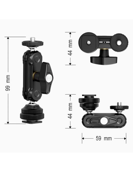Magic Arm ULANZI R098  - ramię przegubowe 1/4″ + zimna stopka